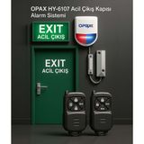 Opax Hy 6107 Kablolu/kablosuz Acil Çıkıskapısı Alarm Sistemi