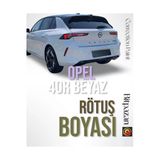 Opel Astra - 40R Beyaz Rötüş Boyası - Otomobil Taş Izi ve Çizik Giderici