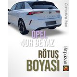 Opel Astra - 40R Beyaz Rötüş Boyası - Otomobil Taş Izi ve Çizik Giderici