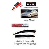 OPEL ASTRA B KASA 1999 MODEL 4'LÜ MUGEN CAM RÜZGARLIĞI