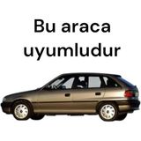 Opel Astra F Hb 1993-1998 Bagaj Rafı Pandizot - Siyah