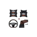 Opel Astra F Uyumlu Kasa Dikmeli Direksiyon Kılıfı + Oto Boyun Yastığı (2'li Lüx Deri Set) 3454232857693