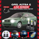 Opel Astra G 1998-2009 Kısa Far Uyumlu Şimşek Etkili Led Xenon Pro Series H7