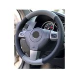 Opel Astra G Dikmeli Direksiyon Kılıfı İki Renkli Gri-Siyah