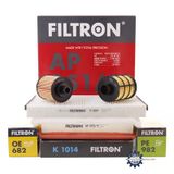 Opel Astra H Filtron 1.3 Uyumlu Dizel Periyodik Bakım Filtre Seti (Yağ Filtresi Ufi Tip) Filtron