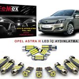 Opel Astra H LED İç Aydınlatma Ampul Seti FEMEX Parlak Beyaz