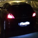 Opel Astra H Plaka Aydınlatma Seti Led Ampul Beyaz FEMEX T10