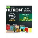Opel Astra J 1.6 16v Turbo Filtron Filtre Bakım Seti 2009-2015 3lü