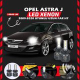 Opel Astra J 2009-2020 Uzun Far Uyumlu Şimşek Etkili Led Xenon Premium Series H7