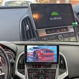 Opel Astra J Android Multimedya Sistemi 4-64 Cadence (2010-2020) + Dört Bölge 360 Derece Kamera Sistemi Hediye - Dark Black