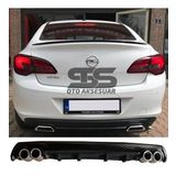 Opel Astra J Difüzör Arka Tampon Eki 4 Egzoz Çıkışlı Siyah Lüx Tip