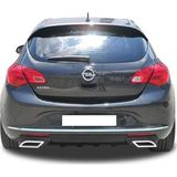 Opel Astra J Egzoz Görünümlü Difüzör (Plastik)(Boyasız)