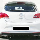 Opel Astra J Hb 2013 - 2015 Egzoz Görünümlü Arka Tampon Eki - Difüzör (plastik)
