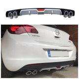 Opel Astra J HB Difüzör Arka Tampon Eki 4 Egzoz Çıkışlı