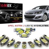 Opel Astra J LED İç Aydınlatma Ampul Seti FEMEX Parlak Beyaz
