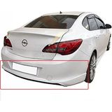 Opel Astra J Sedan Custom Arka Ek Difüzör Siyah Plastik 2011+ Arka-Difizör-Bodykit-Ek-Karlık