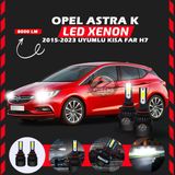 Opel Astra K 2015-2023 Kısa Far Uyumlu Şimşek Etkili Led Xenon Light Series H7