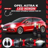 Opel Astra K 2015-2023 Uzun Far Uyumlu Şimşek Etkili Led Xenon Light Series H1