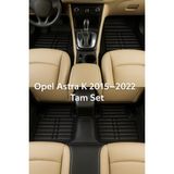Opel Astra K 2017 5d Havuzlu Paspas Tam Set Siyah – Arka Tek Parça, Eva Dolgu, Dikişsiz Pres, Kaymaz Topukluk Pedli, Kokusuz