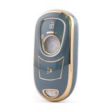 Opel Astra K Ve Insignia Grand Uyumlu Anahtarsız Çalıstırma Nano Anahtar Kılıfı Gri Gold Renk