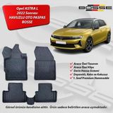 Opel Astra L Paspas Araca Özel 2022 Ve Sonrası BOSSE 3D Havuzlu Oto Paspas - Siyah