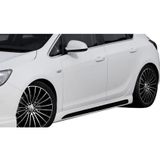 Opel Astra Uyumlu J Hatchback 2011 - 2015 Custom Yan Marşpiyel Seti (Plastik)