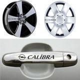Opel Calibra Kapı Kolu Jant Sticker Yapıştırma 8 Adet