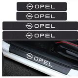 Opel Carbon Fiber Kapı Eşiği Yazısı Sticker Boya Koruma