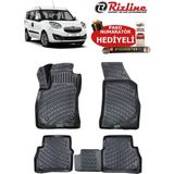 Opel Combo 2011-2018 Havuzlu Paspas - Siyah