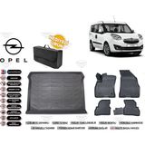 Opel Combo 2013 Model Bagaj Havuzu+4d Araca Özel Havuzlu Paspas Takımıı Rice - Siyah