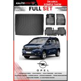 Opel Combo 2020 Model 4d Bagaj ve Pro Serisi Havuzlu Paspas Takımı - Siyah