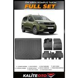 Opel Combo Bagaj Havuzu+4.5d Havuzlu Paspas Seti 2024 Model - Siyah