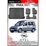 Opel Combo Combi 2003 Model 4d Bagaj ve Pro Serisi Havuzlu Paspas Takımı - Siyah