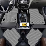Opel COMBO-D-2012-2018-TKM Uyumlu Gri Dikişli Gri Deri Paspas - Çok Renkli