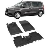 Opel Combo E 2019+ Sahler 4.5d Havuzlu Paspas Siyah