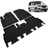 Opel Combo Havuzlu Paspas Yumuşak Kokusuz 2019 2020 2021 2022 2023 2024 2025 - Siyah