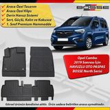 Opel Combo Paspas Araca Özel 2019 Sonrası Derin Havuzlu Bosse North Serisi - Siyah