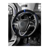 Opel Combo Uyumlu Dikmeli Direksiyon Kilifi Noktali-Nubuk Mavi Yuzuklu