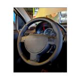 Opel Combo Uyumlu Dikmeli Direksiyon Kilifi Noktali-Soft Siyah ( 38×105Cm)