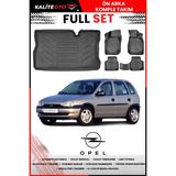 Opel Corsa B 1993-2000 4d Bagaj ve Pro Serisi Havuzlu Paspas Takımı - Siyah