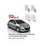 OPEL CORSA C 2000-2006 ARASI ÖN UZUN-KISA 4 LÜ FAR AMPÜLÜ TAKIMI BOSCH