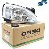 Opel Corsa C Combo C 2000- Far Sağ Elektrikli 93173254 Depo - Siyah