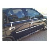 Opel Corsa C Krom Kapı Kolu+Çerçeve 4 Kapı 2000-2007 P. Çelik