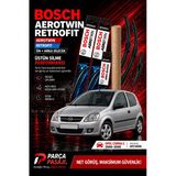 Opel Corsa C Ön Arka Silecek (2000-2006) Bosch Aerotwin Retrofit