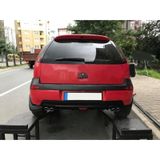 Opel Corsa C Uyumlu Body Kit Difüzör 4 Çıkış Yuvarlak Siyah Model 2