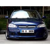 Opel Corsa C uyumlu ÇUPRA Ön Tampon Lipi Cupra Lip 3 Parça Parlak Siyah