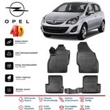 Opel Corsa D 2006-2014 4.5d Premium Havuzlu Siyah Paspas Takımı Kokusuz