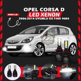 Opel Corsa D 2006-2014 Sis Farı Uyumlu Şimşek Etkili Led Xenon Light Series H9005