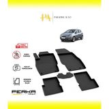 Opel Corsa D 2007-2014 4d Havuzlu Paspas - Siyah