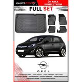 Opel Corsa D 2011 Model 4d Bagaj ve Pro Serisi Havuzlu Paspas Takımı - Siyah
